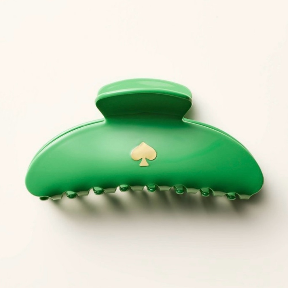 KATE SPADE NEW YORK X TARGET HAIR CLAW CLIP / GREEN